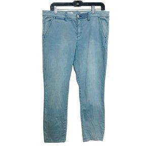 Anthropologie Pilcro and the Letterpress Hyphen Pants Blue Women Size 31